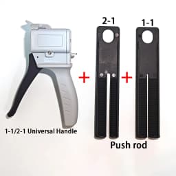 Manual Glue Gun Dispensing Gun AB Epoxy Sealant Glue Gun 1:1 2:1 10:1 Applicator Glue Adhesive Squeeze Mixed Manual Caulking Gun
