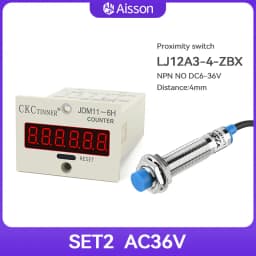 JDM11-6H 6 Digit Electronic Digital Counter Display Hall Sensor Proximity Photoelectric Switch NPN DC12-24V AC110-220V