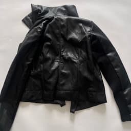 HKSH Spring Autumn New Women's Jacket PU Leather Asymmetric Zipper Pockets Slim Fit Motorcycle Dark Punk Short Coat Chic HK15980