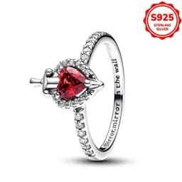 2026 Hot Selling 925 Silver Multi-Color Sun and Moon Heart-Shaped Ring for Women's Party Exquisite Jewelry Gift