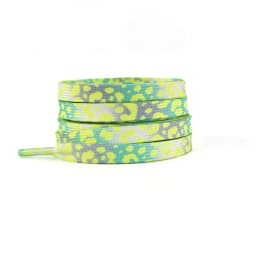 1Pair Flat Shoelaces for Sneakers Color Leopard Print Tie-dye Gradient Shoelace Rope Men Women for Canvas Shoe Laces Shoestrings
