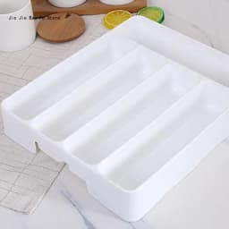 E8BD Kitchen Tools Drawer Organizer Tray Spoon Forks Cutlery Separation Finishing Rack Storage Box