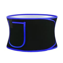 New Silver Ion Slimming Sweat Belt Adjustable Fat Burning Waist Tummy Trimmer Elastic Belly Sweat Girdle Belt Men and Women