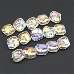 12mm 20pcs Austria Crystal Beads Irregular Smooth Glass beads Beads for Jewelry Bracelet Making DIY Crafts Gifts