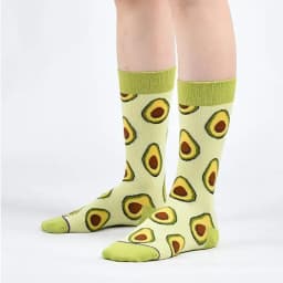 1 Pair Canvas Lattice Plant Art Funny Socks Women Novelty Abstract Cute Socks Women Jacquard Crew Female Calcetines Divertidos