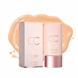 2-in-1 Color Changing Foundation Stick Natural Flawless Finish Lightweight Smooth Face Makeup Buildable Coverage for All Skin