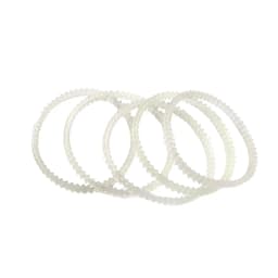 6Pcs KT6808 Chain Dentate Strips Easy to Use Convenient Jewelry Rotary Tumbler Parts Rotary Tumbler Conveyor Belts Accessories