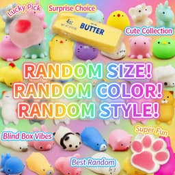 2026 Hot Cute Ocean Squishy Cube Blind Box Random Surprise Squeeze Toys 1Pcs Guaranteed Lucky Stress Relief Fidget Toy Set