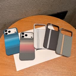Kevlar Carbon Fibre PC Hard Case for iPhone 18 17 Air 16 Pro Max 15 14 Plus 13 12 11 Shockproof Camera Bumper Ultra Thin Cover