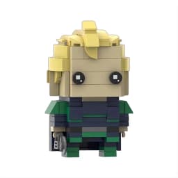 Bricklink MOC Game Fantasyed Action Figures Zack Fair Tifa Aerith Cloud Mog Bricks Sets Building Blocks Kid Toys Christmas Gift