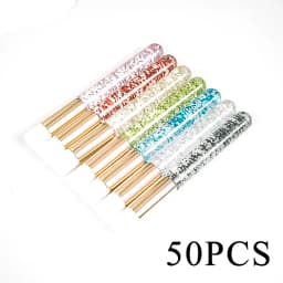 30/50/100pcs Eyelash Cleaning Brushes for Eyelash Extensions Glitter Lash Shampoo Brushes Nose Pore Cleansing Makeup Tools