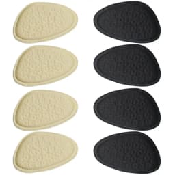 8 pcs Soft Forefoot Pads For High-heeled Shoes, Non-slip Half Insoles, Comfortable Forefoot Cushions For Foot Care