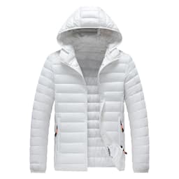 New hooded Lightweight Down Jacket for Men Slim Fit Solid Color Korean Style parkas Trendy Mens Cold-resistant Stylish men Coats