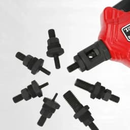 M3 M4 M6 M8 M10 M12 Mandrel Riveter Machine Threaded Mandrel Rivet Nut Adapter Pull Rod Riveter Riveting Heads Rivnut Tool