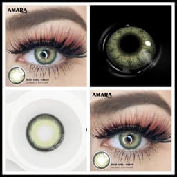 AMARA 1 Pair Color Contact Lenses for Eyes Natural Brown Lenses Beauty Fashion Monet lense Blue Lenses Green Eye Contact