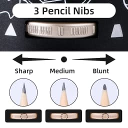 Tenwin NEW automatic electric sharpener A10 Type-C rechargeable sharpener Student stationery pencil sharpener for gift