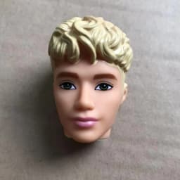 1/6 Scale Male Doll Head with Super White Beige Brown Skin for DIY Makeup Practice Collectible Figure Accessory Part
