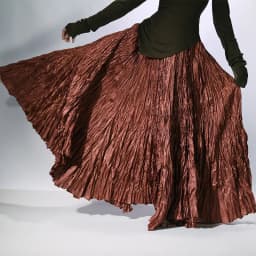 High Quality Women Spring Long Skirts Wide Hem Pleated Design High Waist A-Line Dance Maxi Skirts Faldas Femme Streetwear