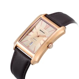 BERNY Watch for Men Rectangle Japan Quartz Wristwatch Waterproof Business Rectangular Dress Male Clock Top Genuine Leather Strap