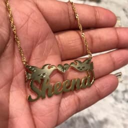 Custom Double Name Couple Necklace For Women Personalized Heart Peace Dove Butterfly Stainless Steel Necklace Jewellery Gifts