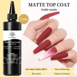 BORN PRETTY 250g Base and Super Top Coat Not Chip Peel Base Gel Glossy Shine Finish Soak off UV LED Drying Long Lasting UV Gel