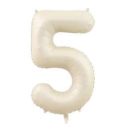 32/40inch Cream Number Balloons 1-9 Digital Foil Balloon For 1st Girl Kids Adult 18 30 Birthday Party Decoration Air Helium Ball