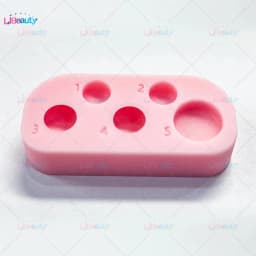 Libeauty 1 Pc Mini Silicone Palette 5 or 6 Function Tray For Lash Lift And Tint Brow Lamination Eyelashes Perm Pads Makeup Tools