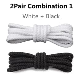 1Pair Bold Round Shoelaces Quality Durable Polyester Sneakers Shoe laces Boots Laces for Shoes 80/100/120/140/160cm Shoestrings
