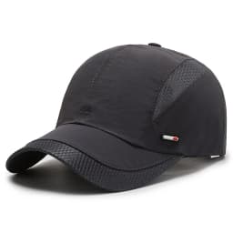 Summer Outdoor Sports Quick-Dry Mesh Baseball Cap, Unisex Duckbill Hat, Simple Solid Color Running Cap