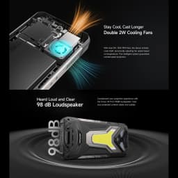 Ulefone Armor 34 Pro + Projector Rugged Phone 16GB+512GB Night Vision 6.95'' Android 15 Dimensity 7300 25500mAh 5G Smartphone
