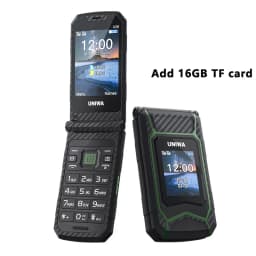 NEW UNIWA X29 Flip Mobile Phone GPRS Big Push-Button Clamshell Cellphone Phone Senior Dual Sim Support MP3 MP4 2.1BT FM