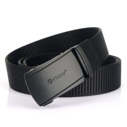 TUSHI New Tactical Belt Metal Automatic Buckle Quick Release Belt Alloy Casual Tooling Training Belt Men's Trousers Outdoor Belt