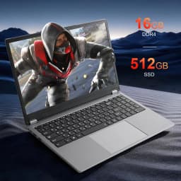 Ninkear YBook 15 Laptop 2 in 1 AMD Ryzen 3 3250U 15.6 Inch Full HD Display 16GB RAM 512GB SSD 2 in 1 Convertible Notebook Windows 11 360° Touchscreen USB-C PD 65W Fast Charging for Business Home Office Study and Everyday Multitasking