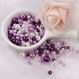 150PCS With Hole ABS Imitation Pearl Bead 3/4/6/8MM Round Plastic Acrylic Spacer Bead for DIY Jewelry Making Findings