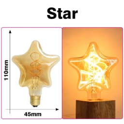 Retro Vintage E27 LED Filament Light Bulb 220V 3W ST64 A60 G80 G95 G125 T185 Edison LED Lamp For Home Glass Decor Spiral Diode