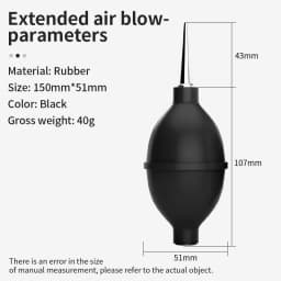 LUXIANZI Universal Dust Blower Cleaner Rubber Powerful Air Blower Cleaning Tools for Clean Computer Keyboard Camera Lens Watch