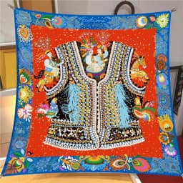 New Summer Air-conditioned Room Warm Square Scarf French Fashion Women's Shawl Gift Fashion Trend Headscarf