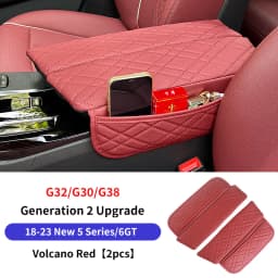 Car Central Armrest Pad For BMW G30 G38 G32 6GT 2018-2023 LHD Auto Center Console Arm Rest Box Cover Mat Protective Accessories