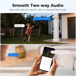 Hiseeu 4K 8MP Wifi PTZ Camera 5x Digital Zoom AI Human Detection Two-way Voice ONVIF Wireless IP Security Protection Camera