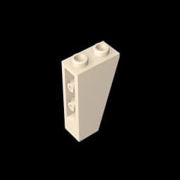 Gobricks GDS-864 Slope, Inverted 75 2 x 1 x 3 compatible with lego 2449 children's DIY Educational Building Blocks Technical