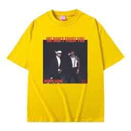 Rapper Future & Metro Boomin We Don't Trust You Album Music Merch T Shirts Men Hip Hop Kendrick Lamar Tee Male Oversized T-shirt