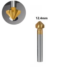 1PCS 6.3-20.5mm Countersunk Drill Bit Chamfering Tools Countersunk Drill 3 Flute 61mm 90 Degree Chamfer Cutter For Hard Metals