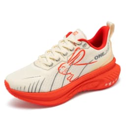 ONEMIX Running Shoes Reflective Red Bumper Elite Height Increasing Sport Shoes for Outdoor Breathable Mesh Walking Sneakrs Men