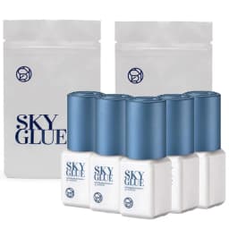 10 Bottles SKY S+ Glue Eyelash Extension 5ml Korea Original Black Red Cap False Lash Sky Adhesive Supplies Makeup Tools Colas