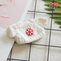20cm Doll Clothes for Korea Kpop EXO Dolls Plush Star Doll's Clothing Sweater Stuffed Toy Outfit for Idol Dolls Accessories