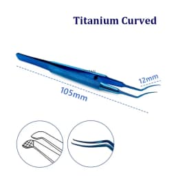 Ultrata Style Capsulorhexis Forceps Titanium stainless steel Ophthalmic Surgical Instruments