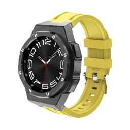 Modification Kit Case For Samsung Galaxy Watch6 Classic 47mm 43mm Stainles Steel Metal Strap Bracelet Galaxy6Classic Rubber Band