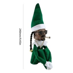 1/2pcs Snoop on A Stoop Christmas Elf Doll 2024 Christmas Decorations Festive Atmosphere Doll Ornament New Year Xmas Gift