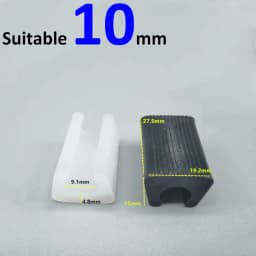U Shaped Chair Leg Pad Anti-front Tilt Glides for Floor Protector Furniture Foot Table Leg End Tube Caps