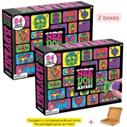 2026 Hot NeeDoh Advent Calendar Gift for Children 24 Day 3D PVC Dolls Countdown Christmas 2026 New Year Surprise Gifts